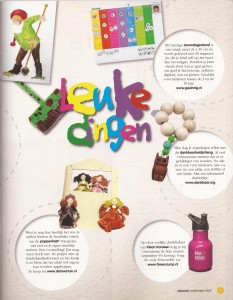 Kinderstreng in tijdschrift Educare 2012